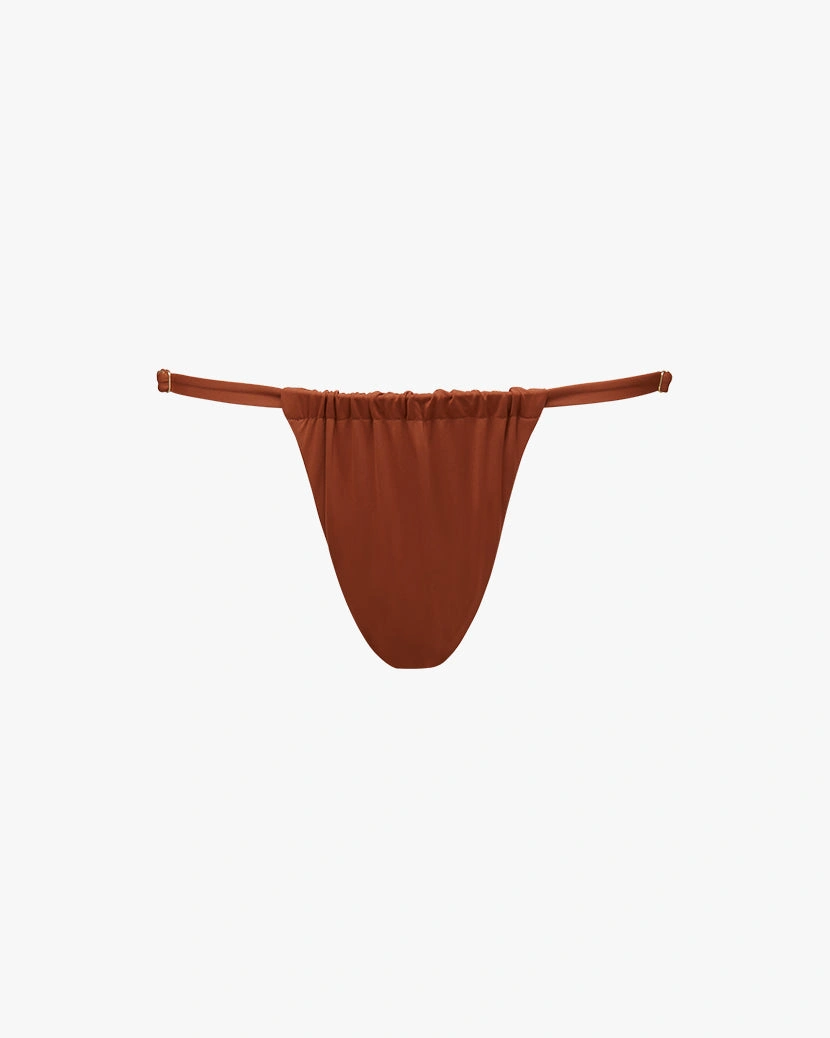 Verstellbarer geraffter Bikini-Slip: Dein Sommer-Highlight! Zaubere eine Traumfigur und genieße die Sonne!